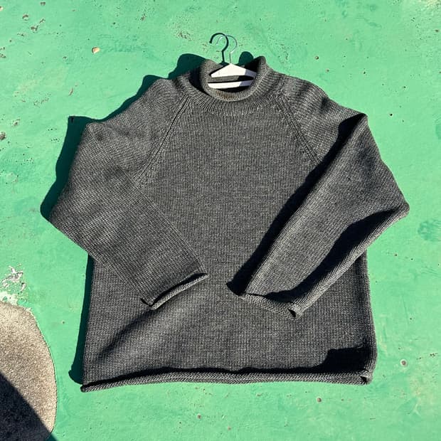 빈티지 제이크루 롤넥 스웨터