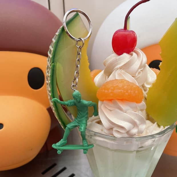 스케이트보드 열쇠고리 키링