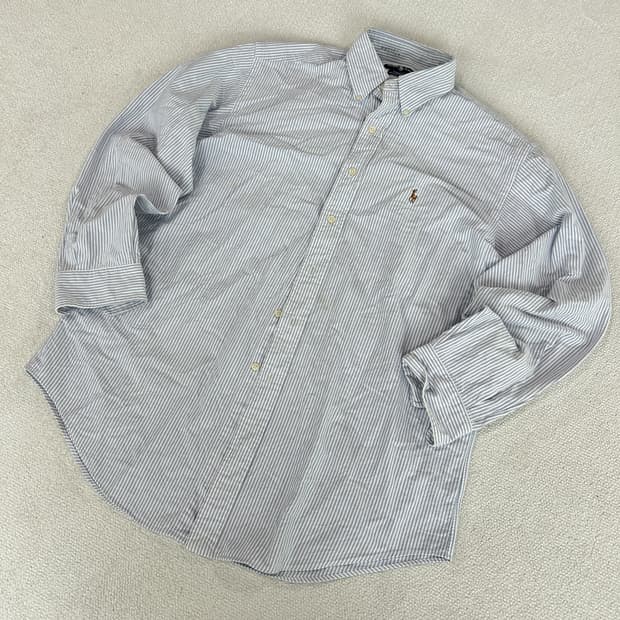 폴로 랄프로렌 스트라이프 셔츠 실측 사이즈 100