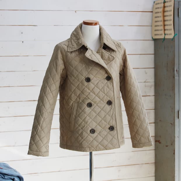 AIGLE 퀼팅 피코트 (여성용 S)