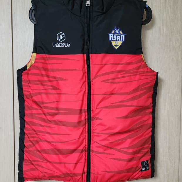 아산FC. 양면 패딩 조끼 사이즈:85