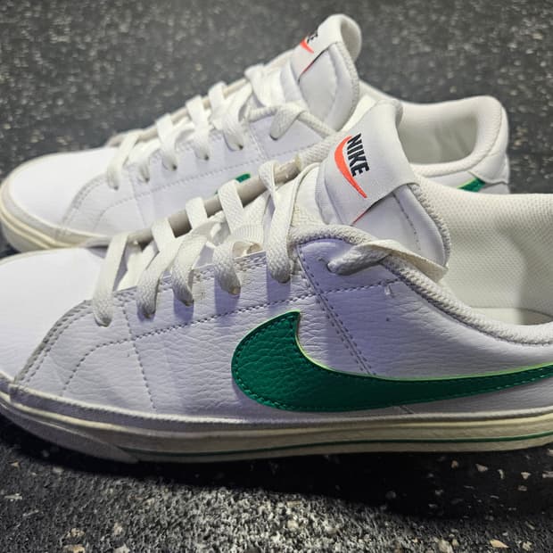 나이키 코트 레거시 넥스트 네이처 화이트 스타디움 그린 265mm