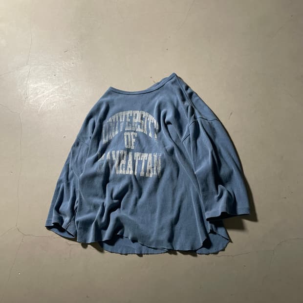 바우와우 Pigment Dyed Sleeve Tee