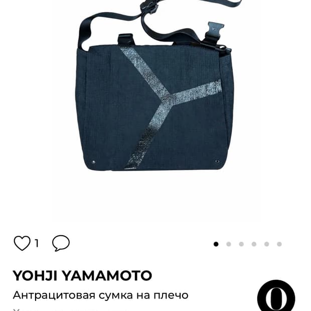 Y-3 요지야마모토 메신저백