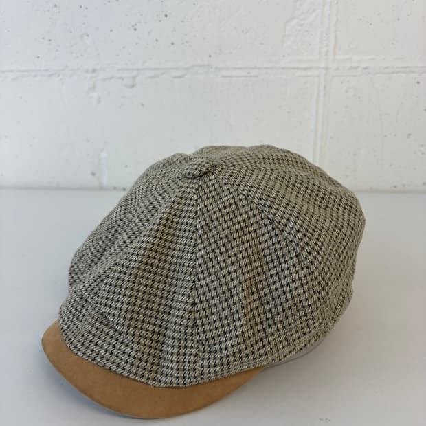 STETSON 스텟슨 하운드체크 스웨이드 뉴스보이캡 빵모자 베레모 벙거지