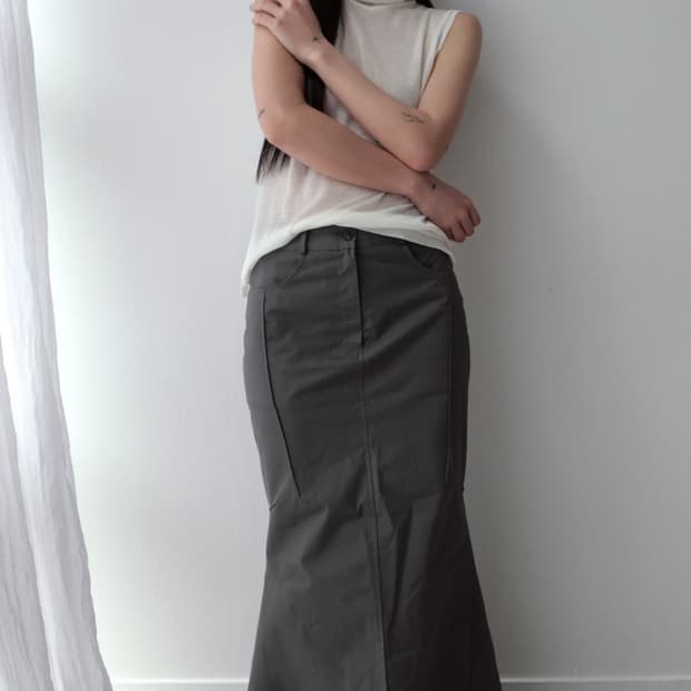 (구해요) 베이비랩 머메이드 스커트