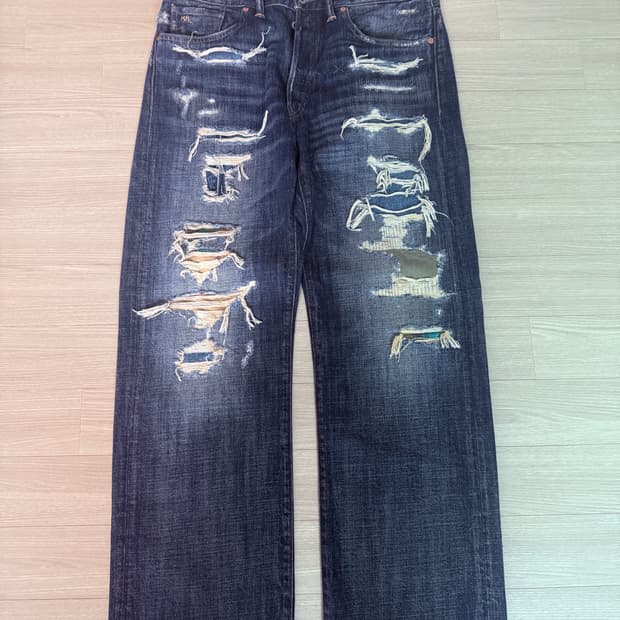 rrl 더블알엘 빈티지 파이브 포켓 섬터진 