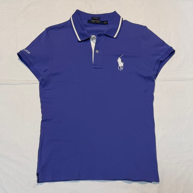 폴로 랄프로렌 빅포니 치프키프 딱붙핏 카라티 퍼플