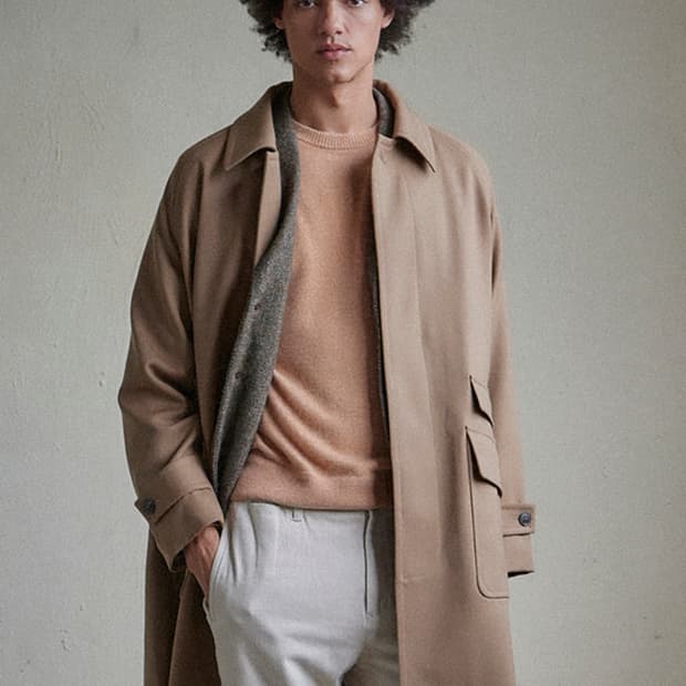 [95] 시리즈 트래블러 발마칸 트윌 코트 샌드 베이지