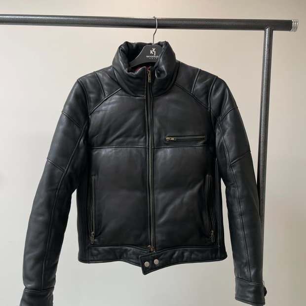 (L) 락시크 바이커 투웨이 가죽 패딩