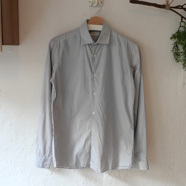 드리스 반 노튼 스트라이프 드레스 셔츠