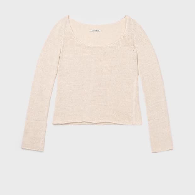 Kindred 코튼 스쿱넥 니트(공홈 품절)