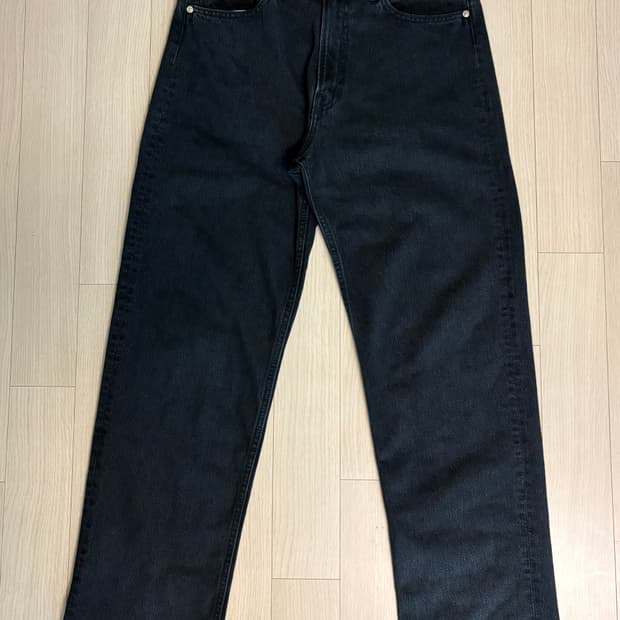 오어슬로우 101 dads fit(black) 데님 팝니다. 