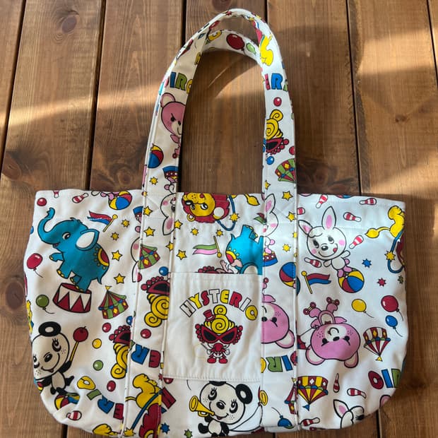 히스테릭글래머 미니 화이트 숄더백