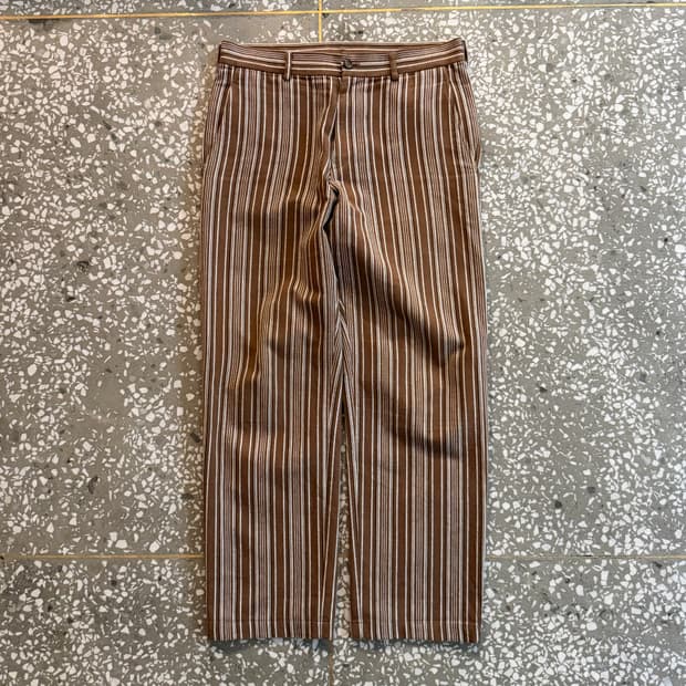 00s 꼼데가르송 옴므 스트라이프 팬츠