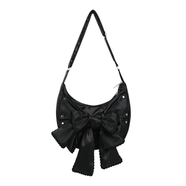 이우가마카라스 리본 숄더백