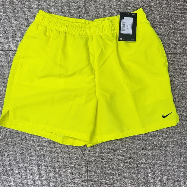나이키 5인치 발리 스윔 쇼츠 수영복 레몬 M