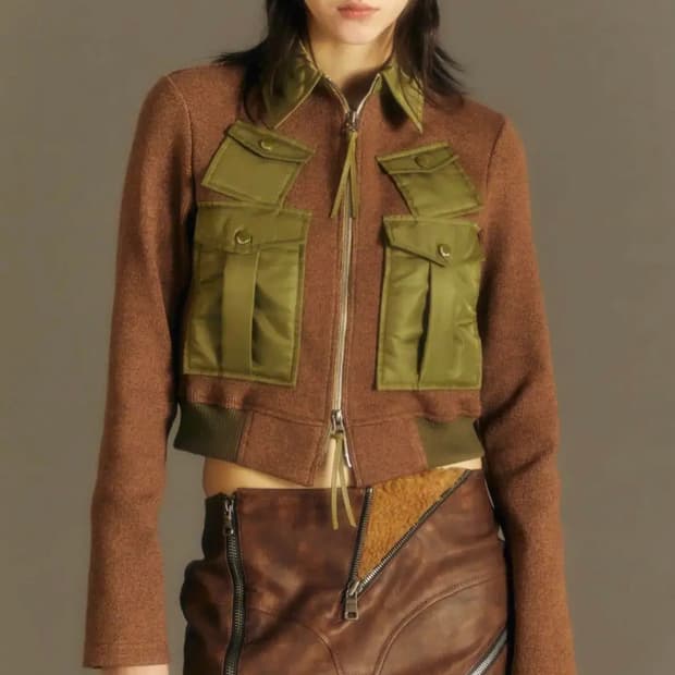 앤더슨벨 몰리멀티포켓 ma-1 가디건