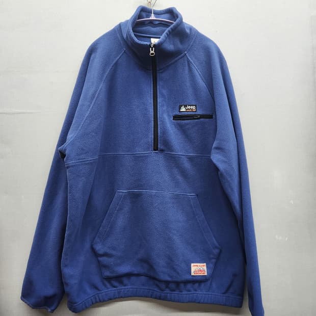 올드스쿨 JEEP 지프 후리스 반집업 2XL