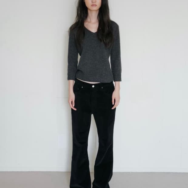 리포스 코듀로이 부츠컷 팬츠 s