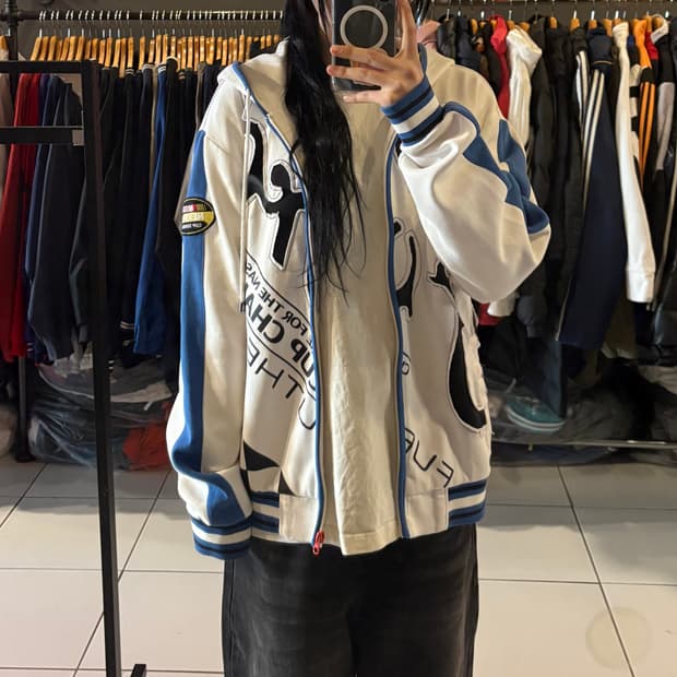 FUBU 빈티지 레이싱 후드집업 