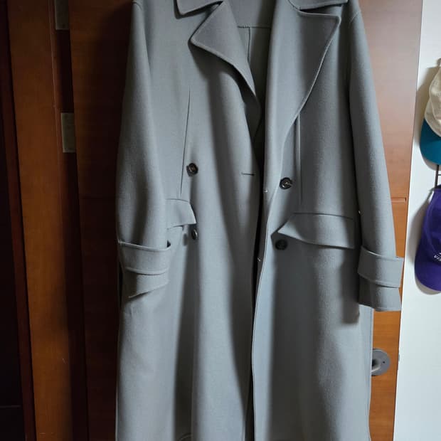 준지 핸드메이드 코트 라이트그레이