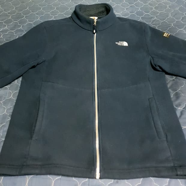 노스페이스 화이트라벨 메탈로고 플리스 집업자켓 네이비 (XXL)