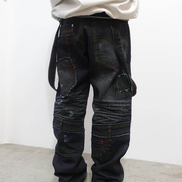 TECHNO remake denim pants