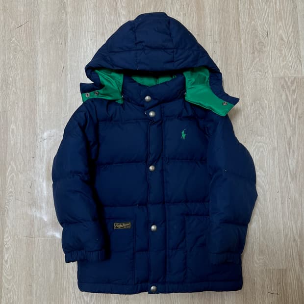 폴로 랄프로렌 키즈 덕다운 후드 패딩 5세 