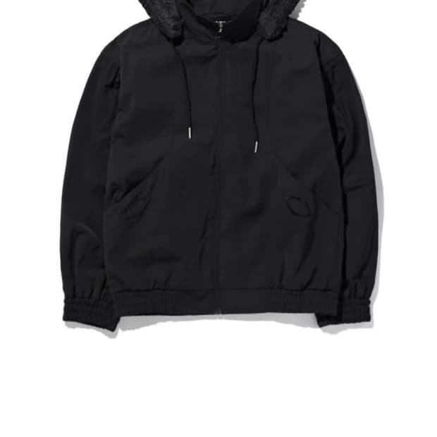 미스치프 보넷 후드 바람막이 블랙 L