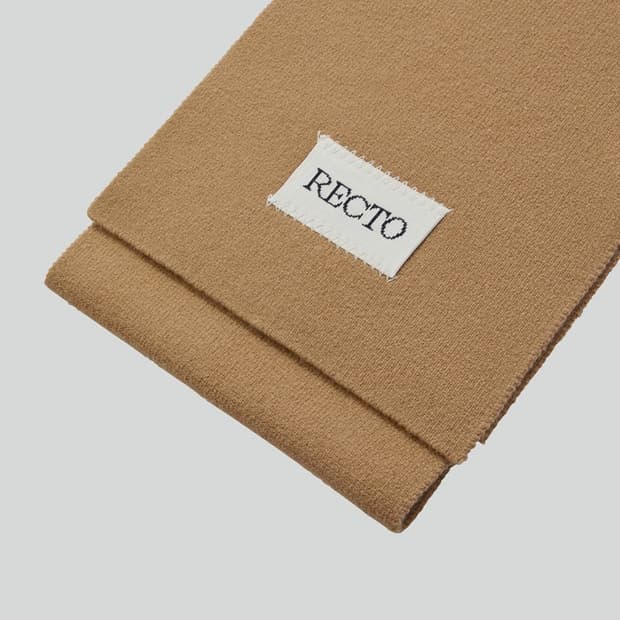 Recto Jacquard logo compact muffler