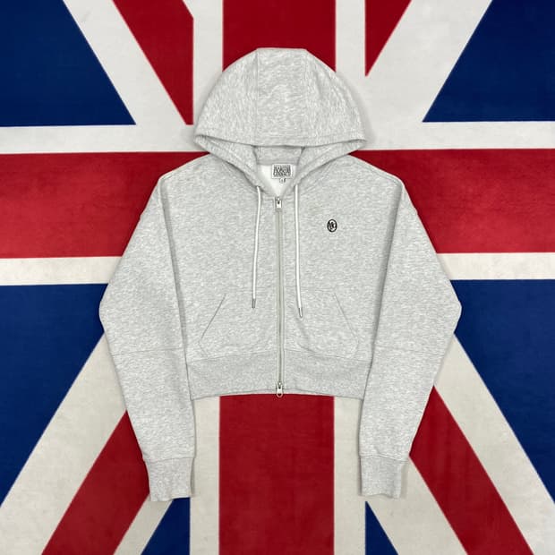 마리떼 크롭 후드집업 여성S 