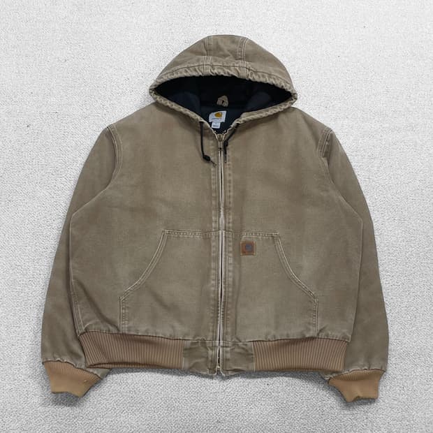 칼하트 Carhartt USA j130 frb 후드 액티브 자켓