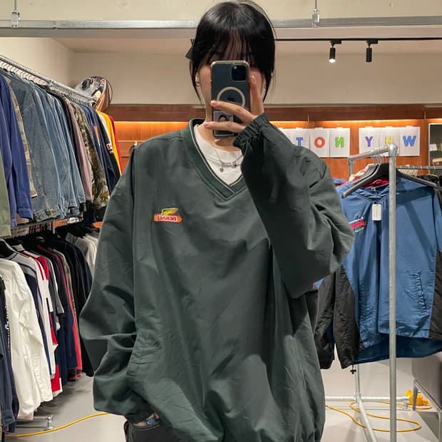 빈티지 바람막이 웜업