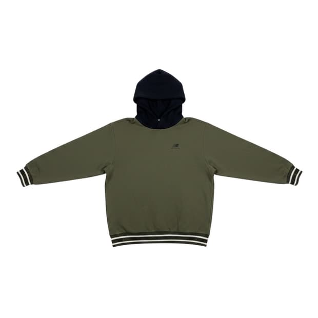 (100) 뉴발란스 후드 티 카키