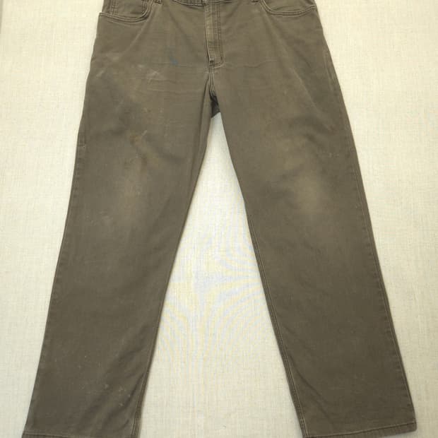 칼하트 릴랙스핏 브라운 면바지