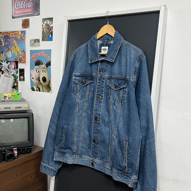 Old Navy 올드 네이비 워싱 데님 트러커 자켓
