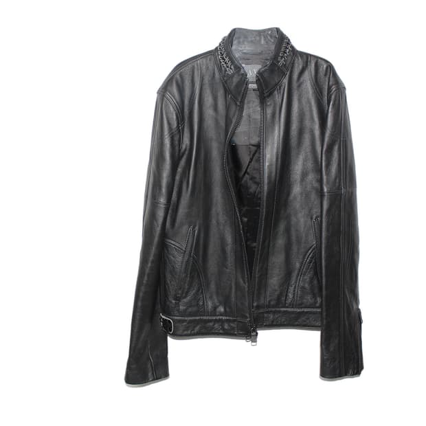 1990s Armani Exchange 알마니익스체인지 싱글 레더 자켓