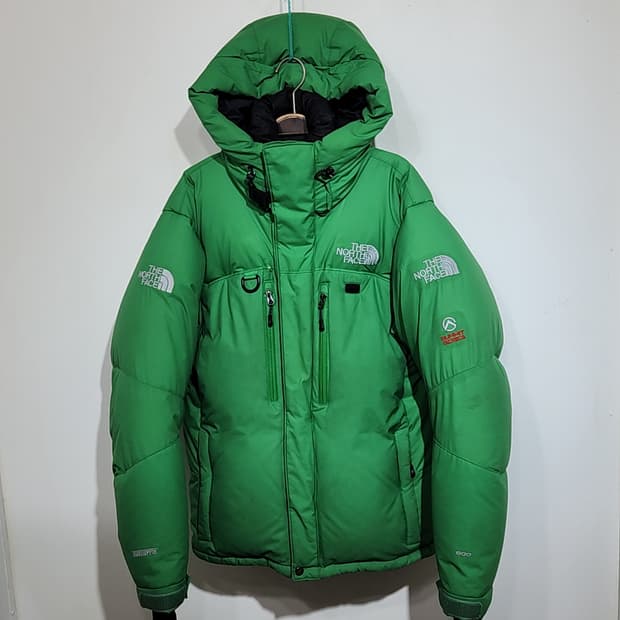 (M) 노스페이스 히말라야 패딩점퍼 녹색 거위털 800 다운자켓 