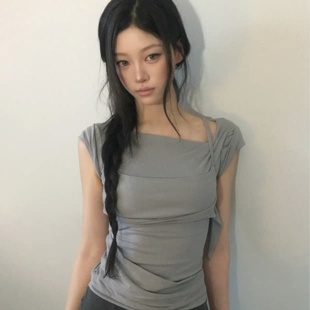 플레어업 Layered Bustier T-Shirt