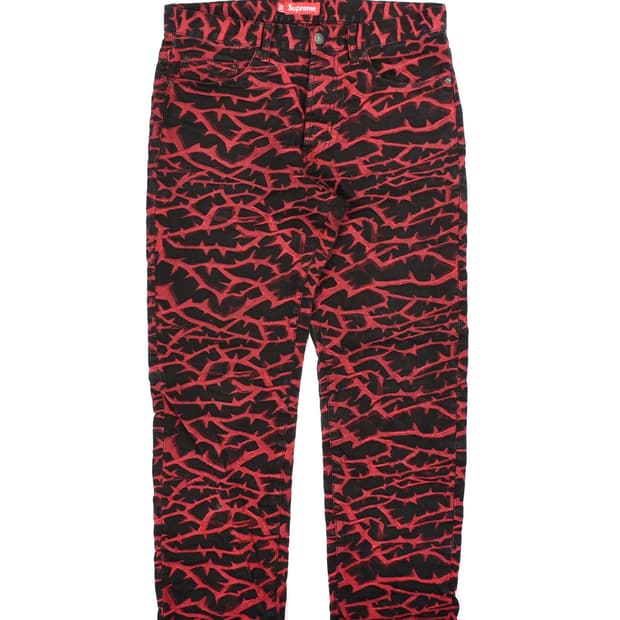 슈프림 18FW Thorn 데님 팬츠