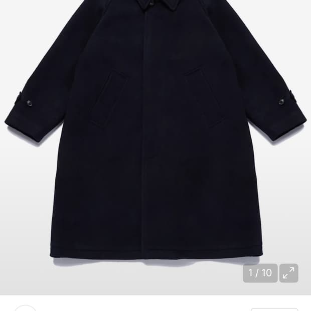 네이머클로딩 발마칸 코트 xl 네이비