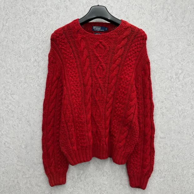 95 폴로 랄프로렌 남자 핸드메이드 코위찬 니트