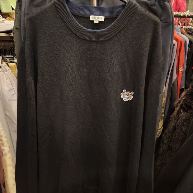 겐조 타이거 자수 니트