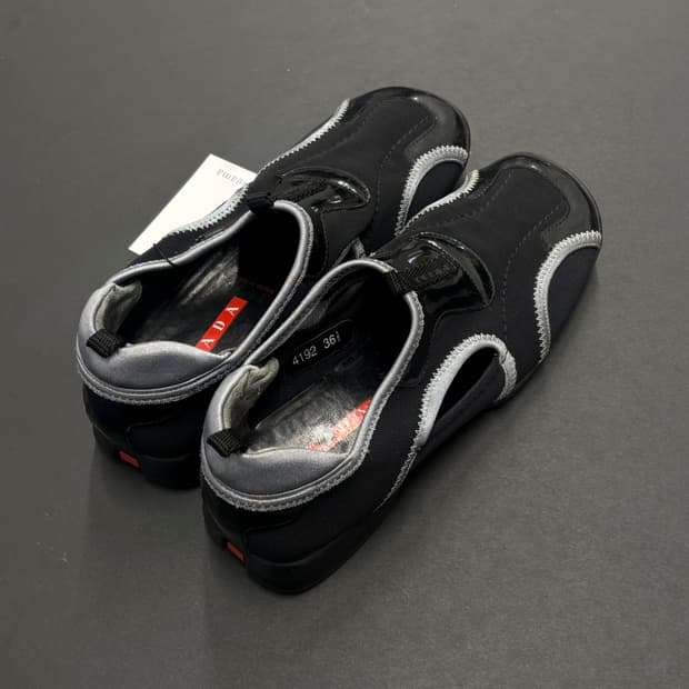 PRADA SPORTS squarefront slip-ons | 후루츠패밀리