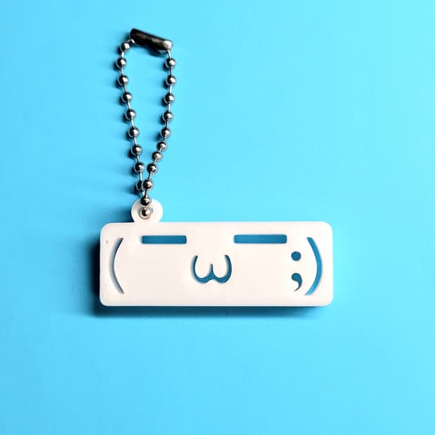 삐질 이모티콘 키링 키체인 y2k 갸루