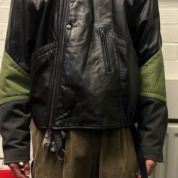 [L] 키코 코스타디노브 SAIDA 레더 자켓