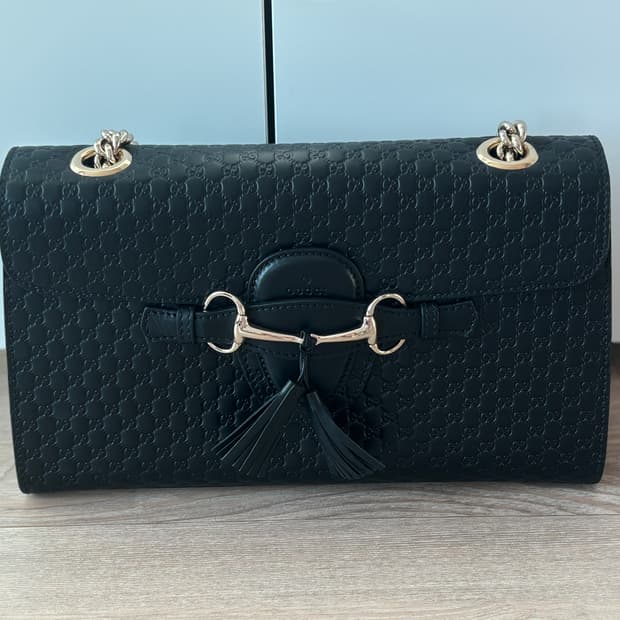 구찌 마이크로시마 체인백 (상태최상)