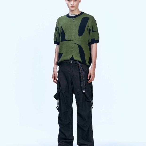 앤더슨벨 23SS 반팔 니트