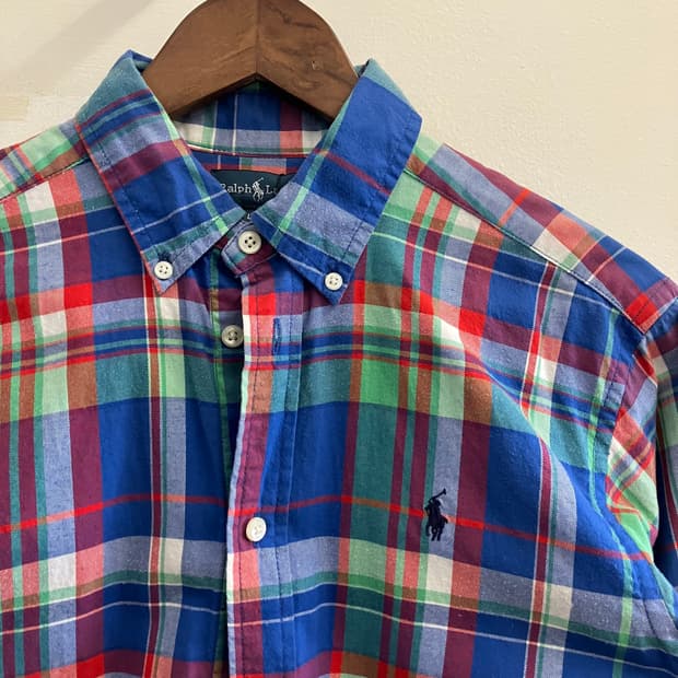 N170 폴로 체크셔츠